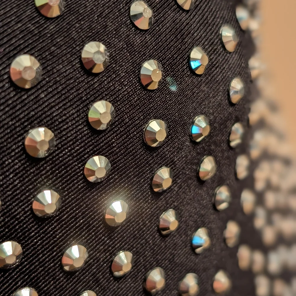 NWT Hot Miami Styles Sparkly Rhinestone Cut-Out Women's Jumpsuit - Picture 12 of 12